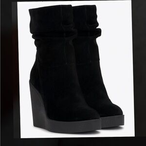 Womens Jessica Simpson Mynette Slouch Wedge Bootie